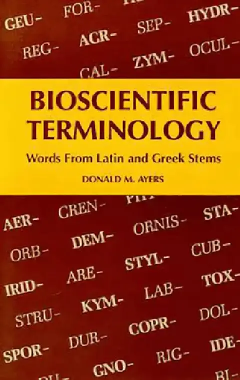 Cover of Bioscientific Terminology