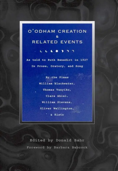 Cover of O?odham Creation and Related Events