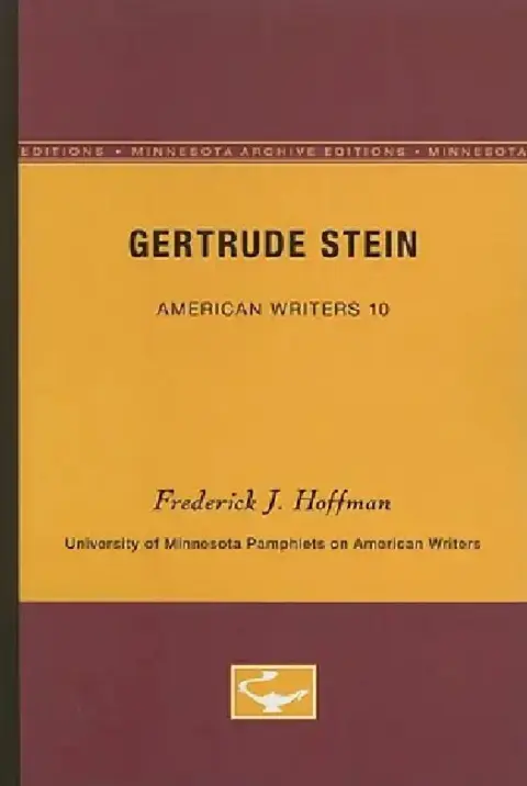 Cover of Gertrude Stein - American Writers 10