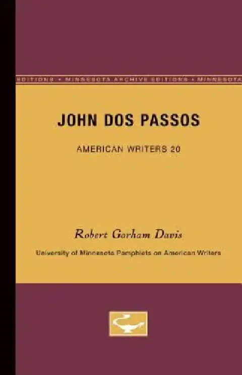 Cover of John Dos Passos - American Writers 20