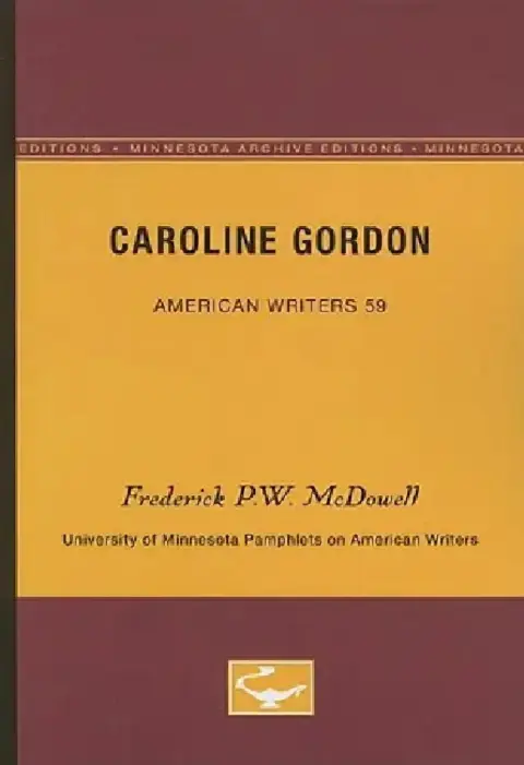 Cover of Caroline Gordon - American Writers 59