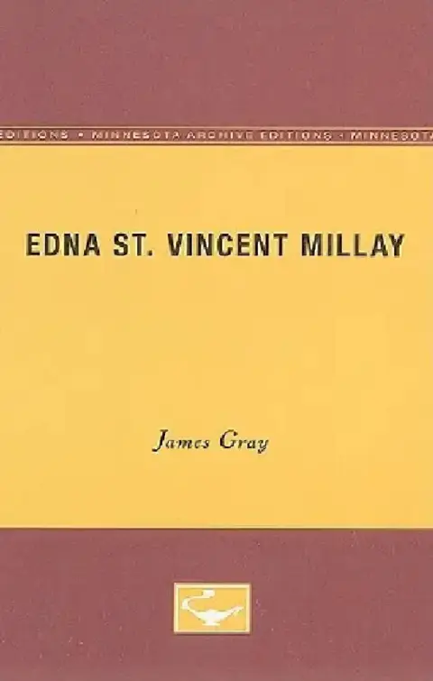 Cover of Edna St. Vincent Millay