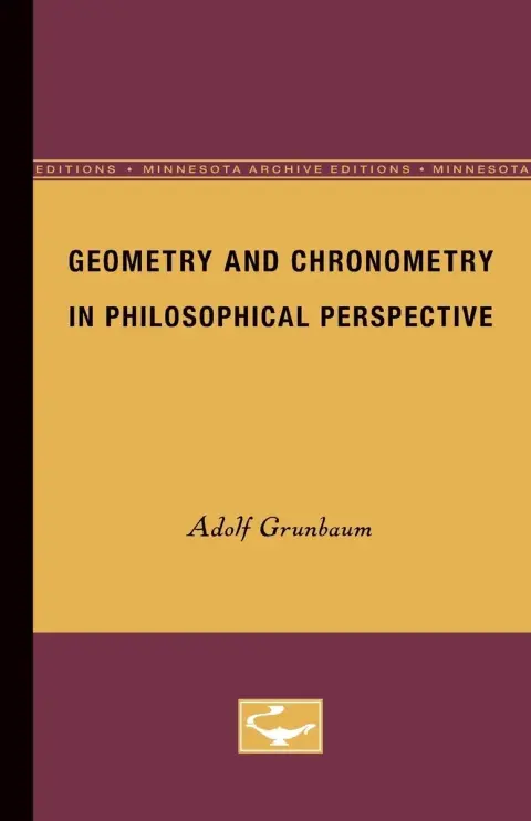 Cover of Geometry and Chronometry in Philosophical Perspective