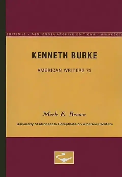 Cover of Kenneth Burke - American Writers 75