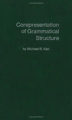 Cover of Corepresentation of grammatical structure