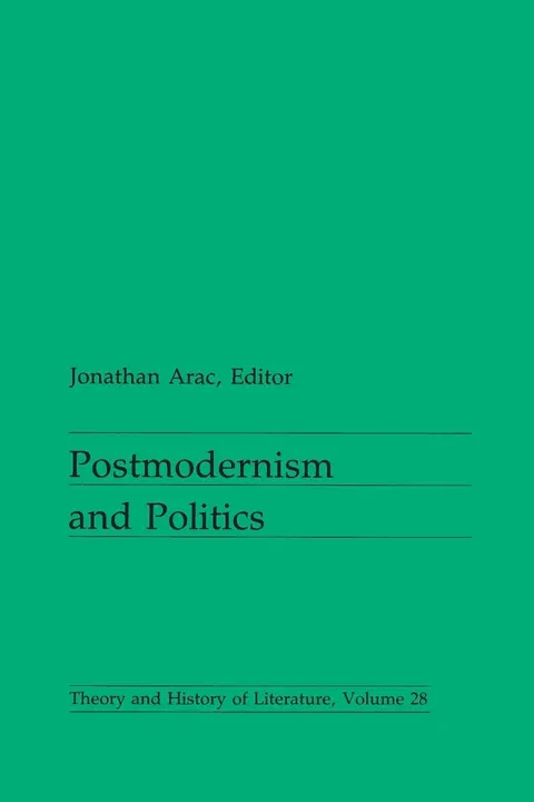 Cover of Postmodernism and Politics