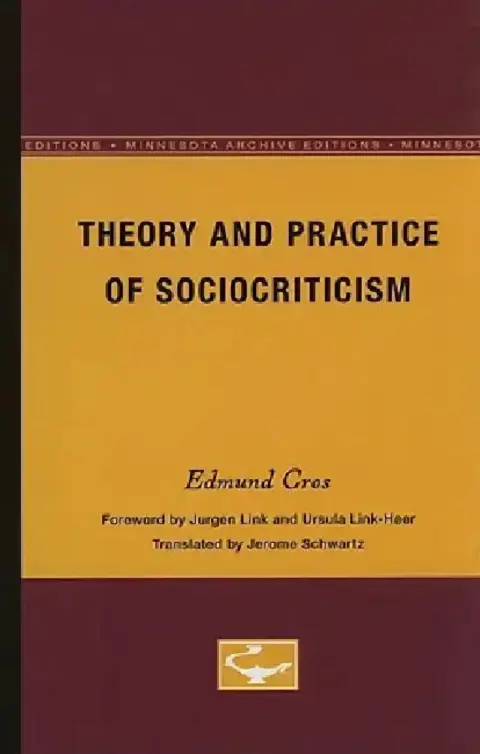 Cover of Theory and Practice of Sociocriticism
