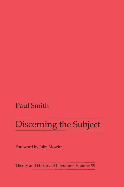 Cover of Discerning the Subject