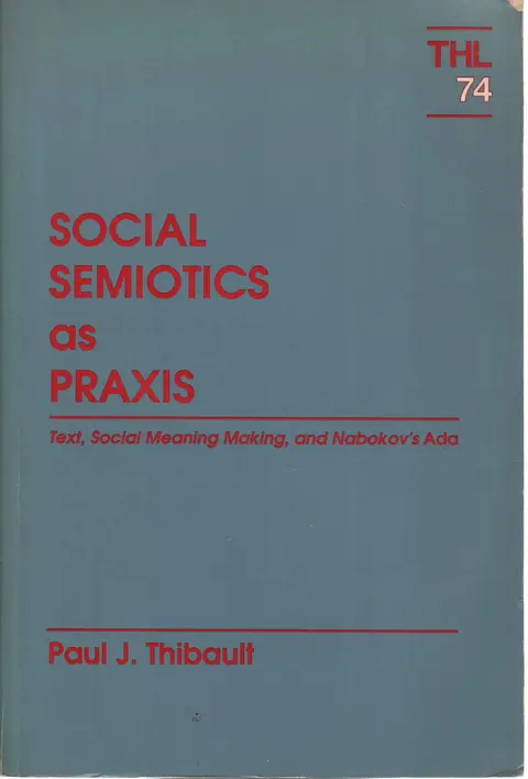 Cover of Social Semiotics as Praxis