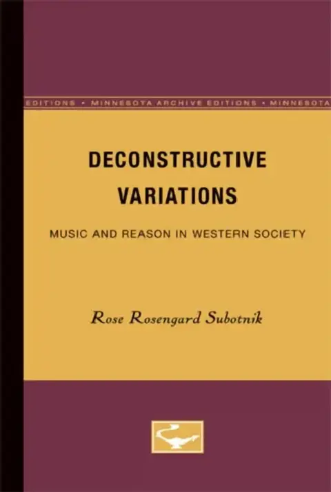 Cover of Deconstructive Variations