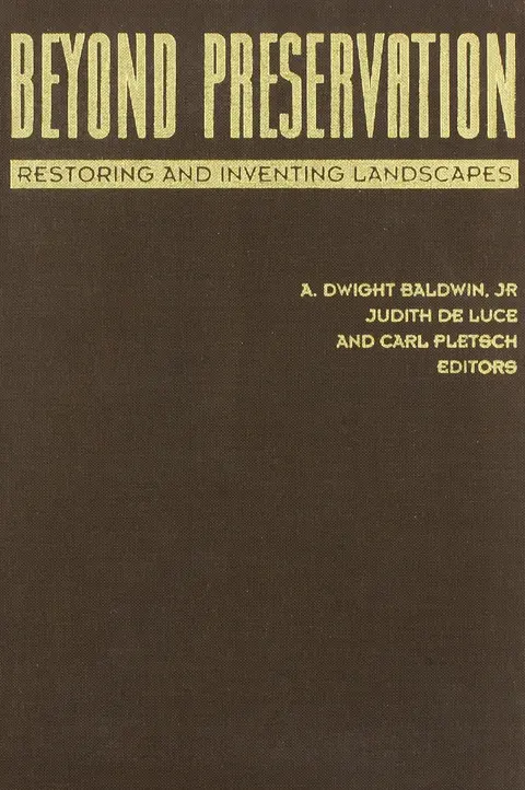 Cover of Beyond Preservation