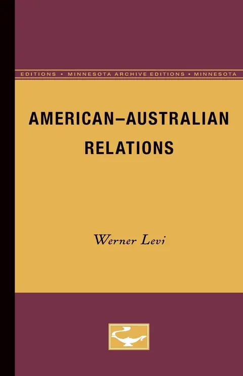 Cover of American-australian Relations