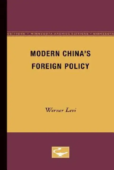 Cover of Modern China's Foreign Policy