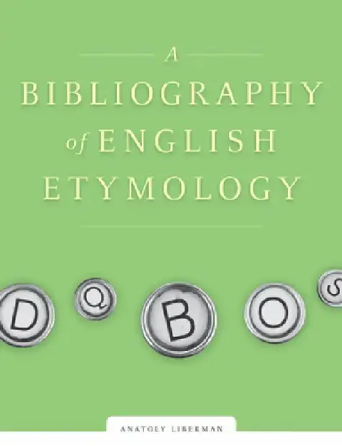 Cover of A Bibliography of English Etymology