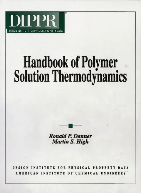 Cover of Handbook of Polymer Solution Thermodynamics