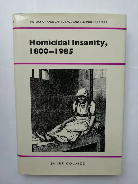 Cover of Homicidal Insanity 1800-1985