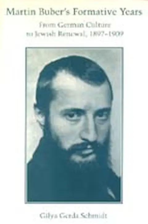 Cover of Martin Buber's Formative Years