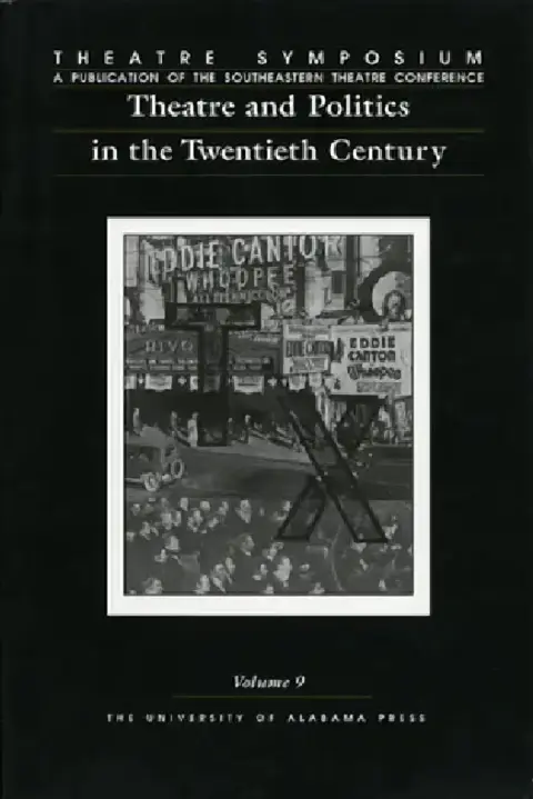 Cover of Theatre Symposium, Vol. 9