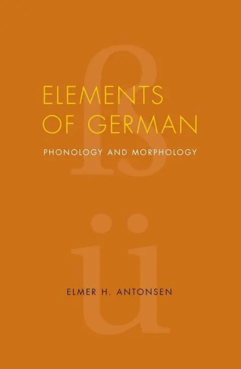 Cover of Elements of German