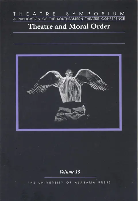 Cover of Theatre and Moral Order