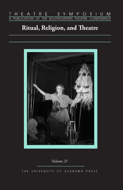 Cover of Theatre Symposium Series