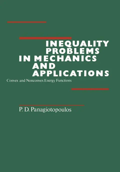 Cover of Inequality Problems in Mechanics and Applications