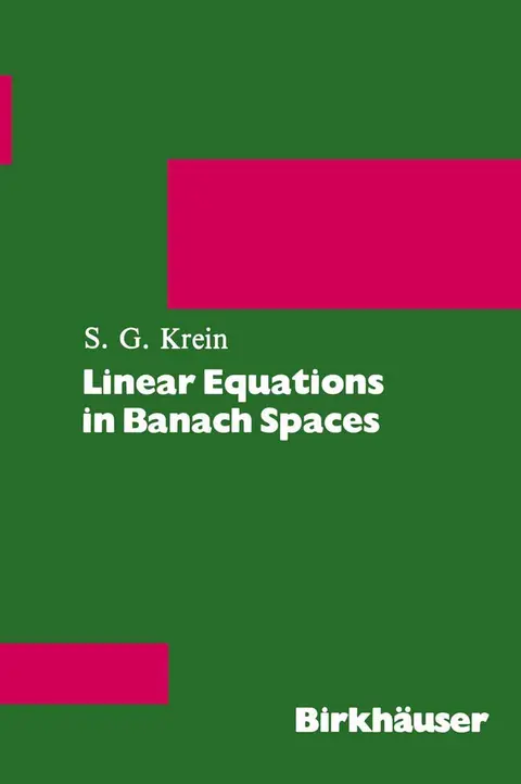 Cover of Linear Equations in Banach Spaces