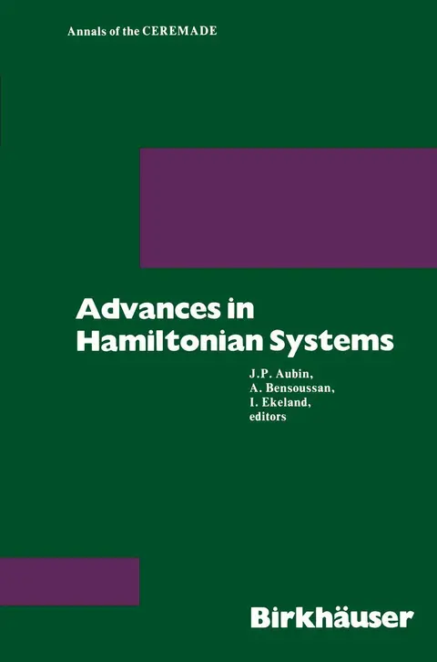 Cover of Advances in Hamiltonian Systems