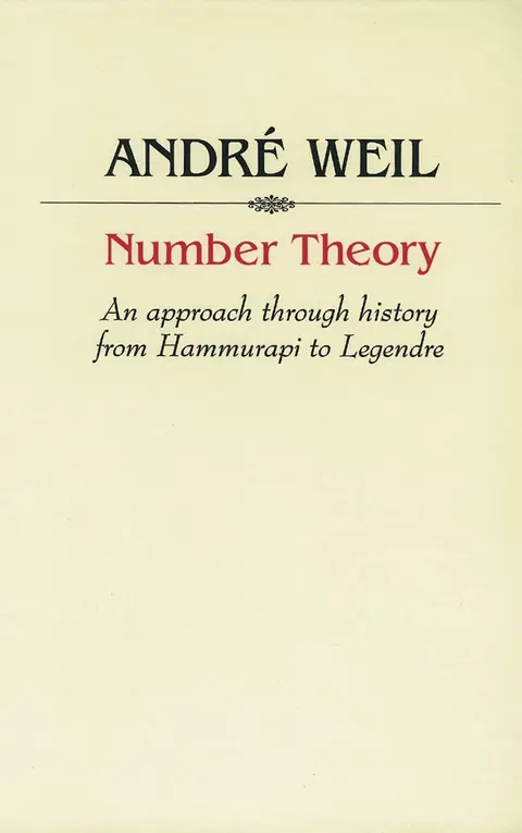 Cover of Number Theory
