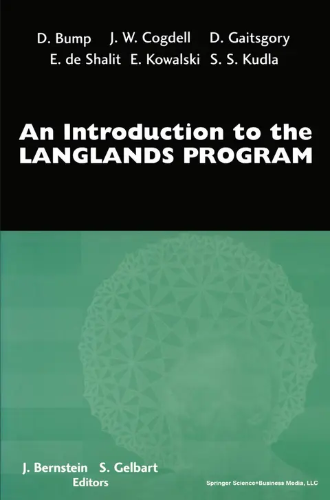 Cover of An Introduction to the Langlands Program
