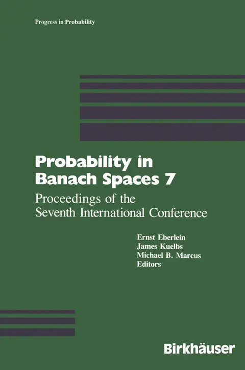 Cover of Probability in Banach Spaces 7
