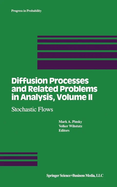 Cover of Diffusion Processes and Related Problems in Analysis Vol 2