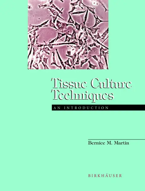 Cover of Tissue Culture Techniques