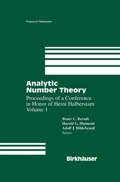 Cover of Analytic Number Theory