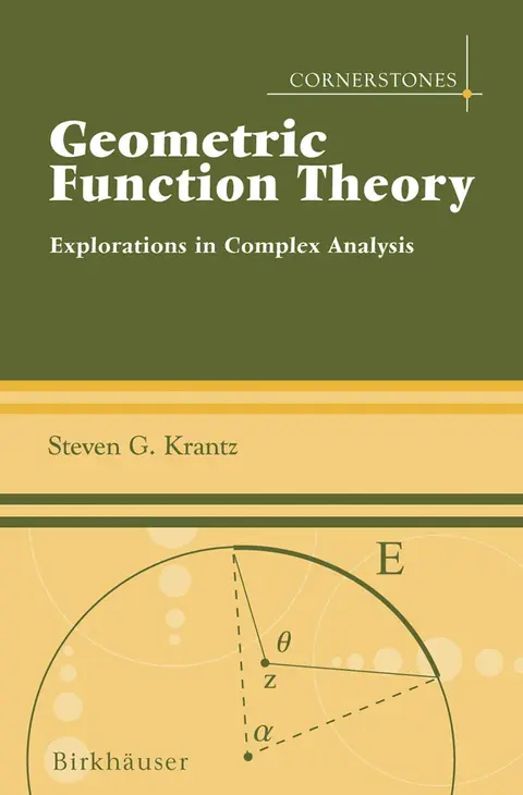Cover of Geometric Function Theory (hb 2006)