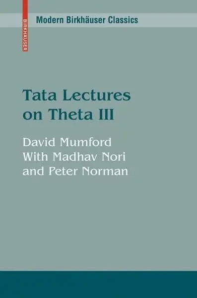 Cover of Tata Lectures on Theta
