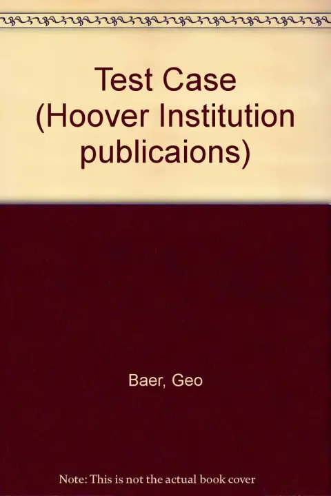 Cover of Test Case