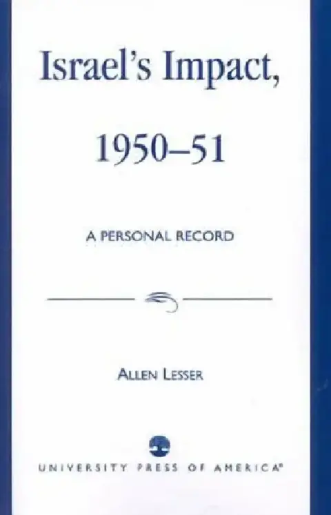 Cover of Israel's Impact, 1950-51