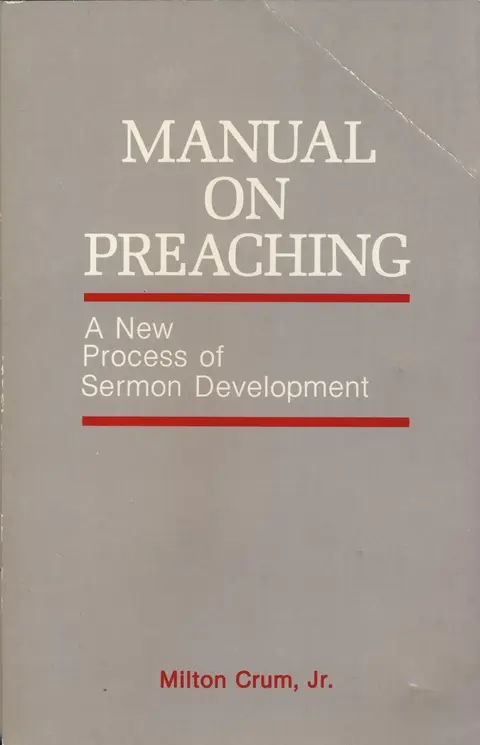 Cover of Manual on Preaching
