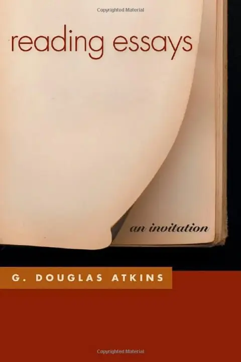 Cover of Reading Essays
