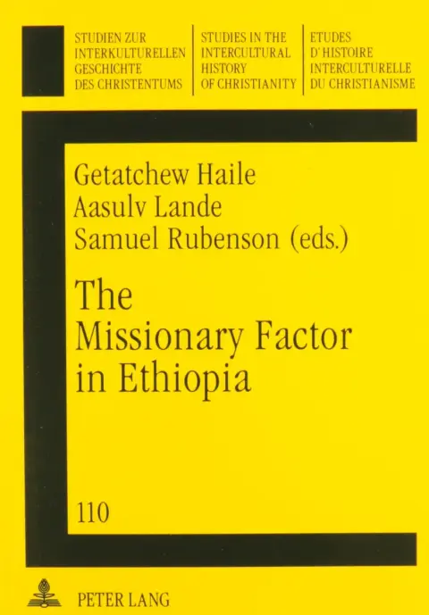Cover of The Missionary Factor in Ethopia