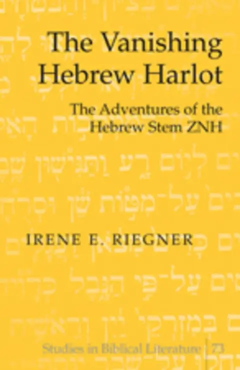 Cover of The Vanishing Hebrew Harlot