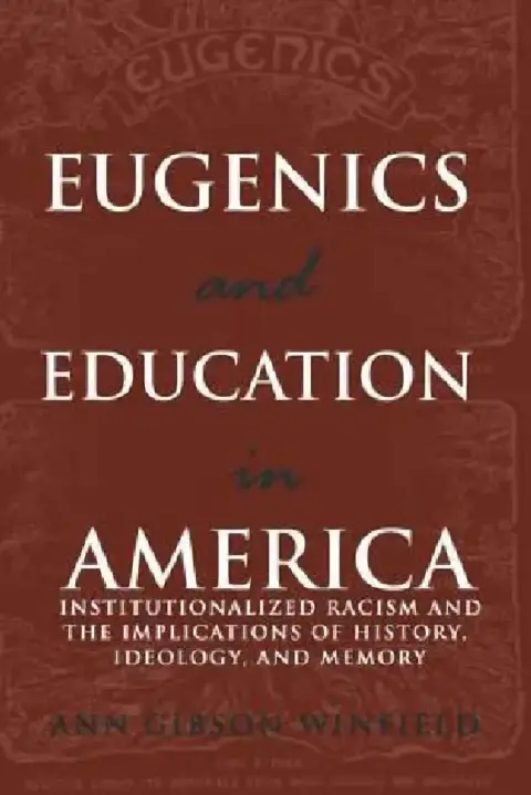 Cover of Eugenics and Education in America