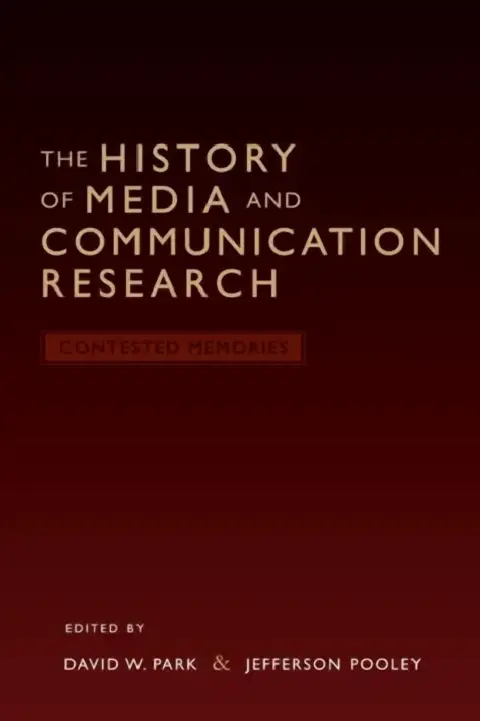 Cover of The History of Media and Communication Research