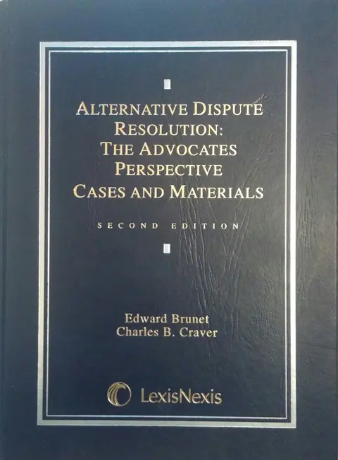 Cover of Alternative Dispute Resolution