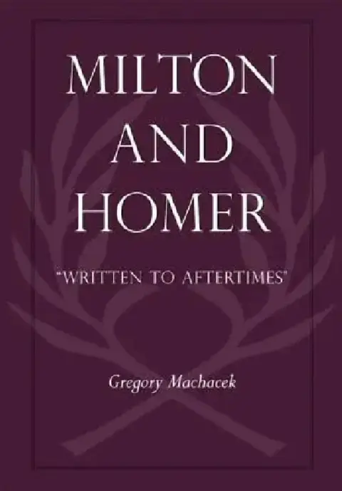 Cover of Milton and Homer