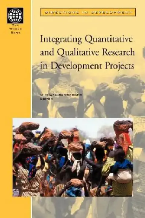Cover of Integrating Quantitative and Qualitative Research in Development Projects