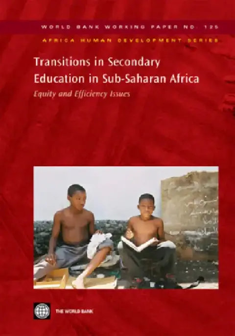 Cover of Transitions in Secondary Education in Sub-Saharan Africa