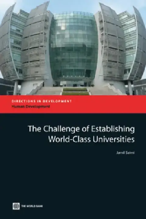 Cover of The Challenge of Establishing World Class Universities