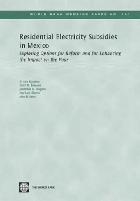 Cover of Residential Electricity Subsidies in Mexico